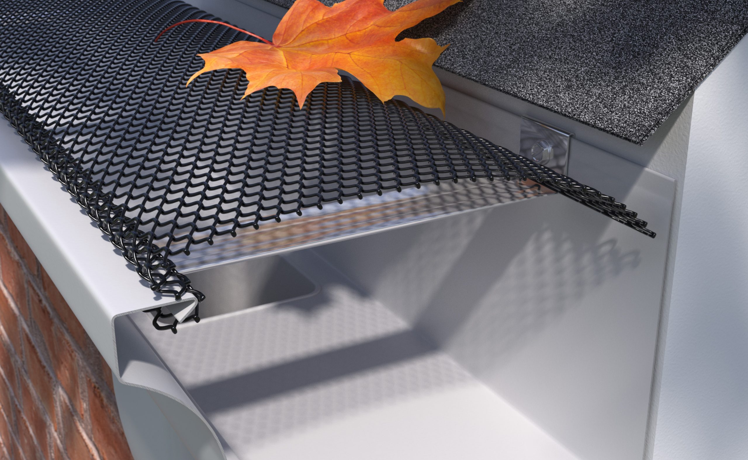 thumbnail image 2 of New Design Long Warranty Gutter Leaf Guards Filter Rain Gutter Guard Filter Rain Gutter Guard Aluminum 2 of 12